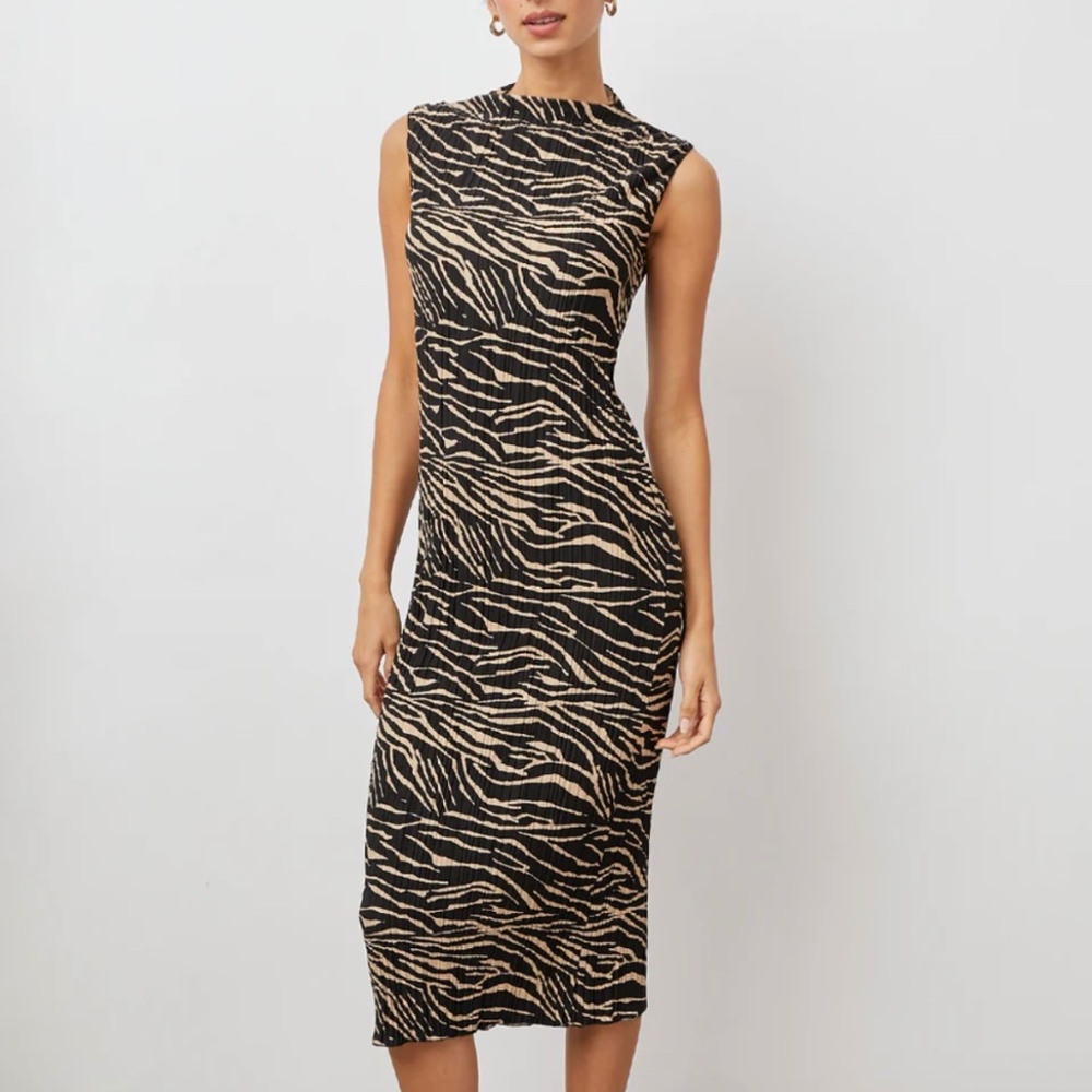 Rails Plisse Pleated Wakely Dress in Cairo XL